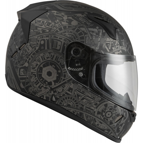 Casco Fly Racing Revolt Matrix T: Mediano C: Gris Negro
