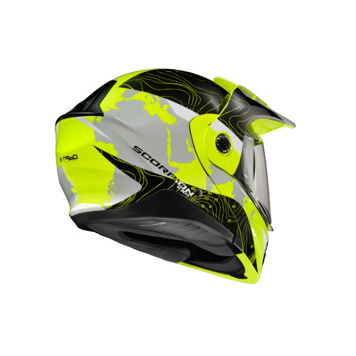Casco Doble Propósito Scorpion EXO-AT960 Topographic - Hi-Vis - Grande