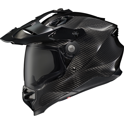 Casco Doble Propósito Scorpion XT9000 Fibra de Carbono - Negro - Grande