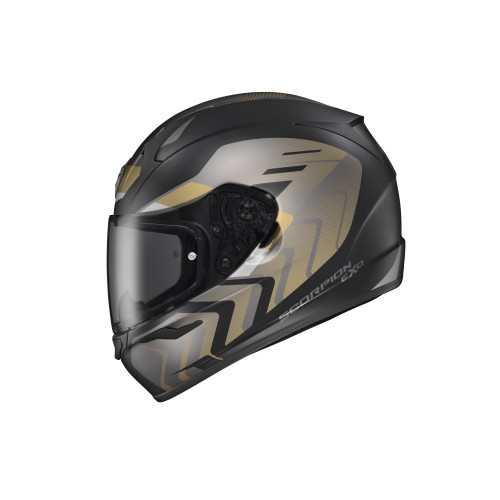 Casco Cerrado Scorpion EXO-R320 Alchemy - Negro Oro - X-Grande