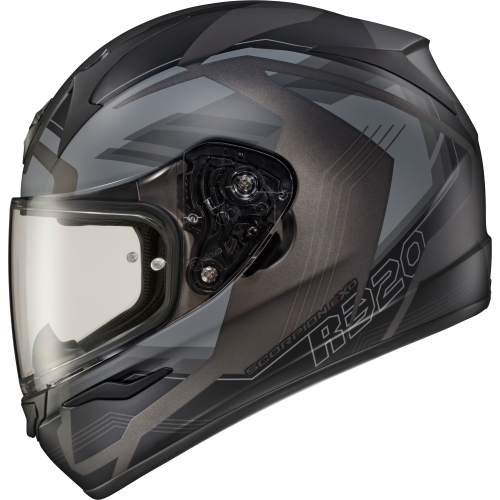 Casco Cerrado Scorpion EXO-R320 Hudson - Carbón - Chico
