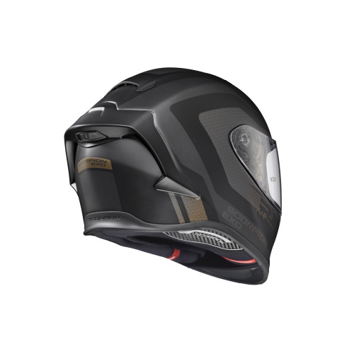 Casco Cerrado Scorpion EXO-R1 Air Hive - Oro Negro - 2X-Grande