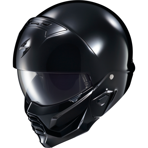 Casco 3/4 Scorpion Covert 2 Open-Face - Negro - Mediano