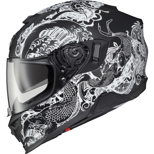 Casco Cerrado Scorpion EXO-T520 - Negro Blanco - 2X-Grande