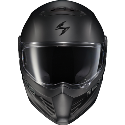 Casco Cerrado Scorpion Covert FX V-Twin Visionary - Negro Mate - Mediano