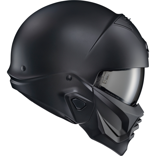 Casco 3/4 Scorpion Covert 2 Open-Face - Negro Mate - Grande