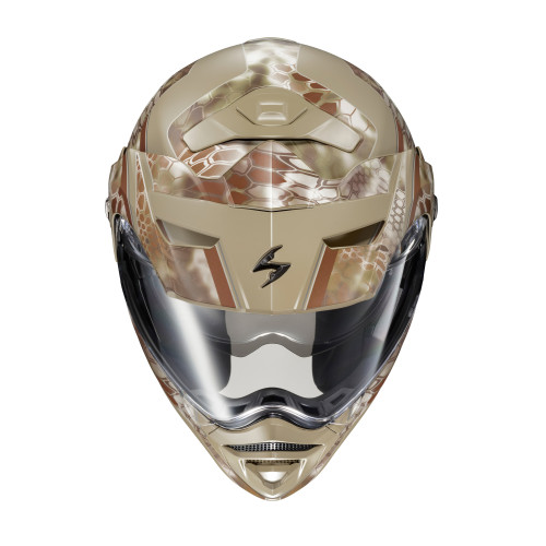 Casco Doble Propósito Scorpion EXO-AT960 Kryptek - Beige - Chico