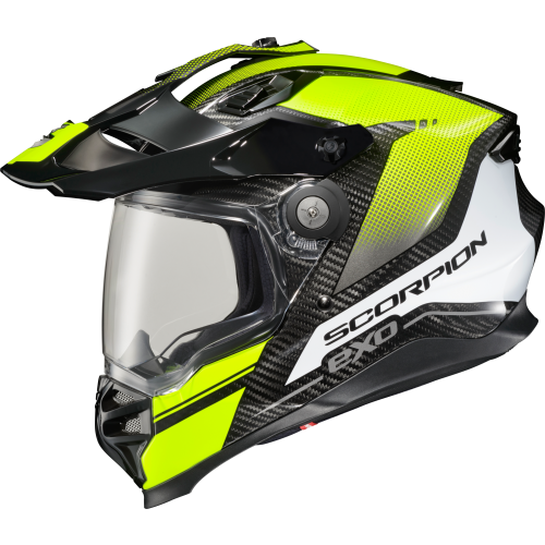 Casco Doble Propósito Scorpion XT9000 Trailhead Fibra de Carbono - Hi-Vis - X-Grande