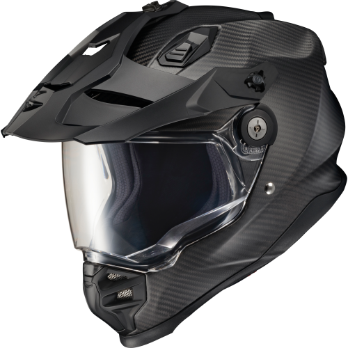 Casco Doble Propósito Scorpion XT9000 Fibra de Carbono - Negro Mate - X-Chico