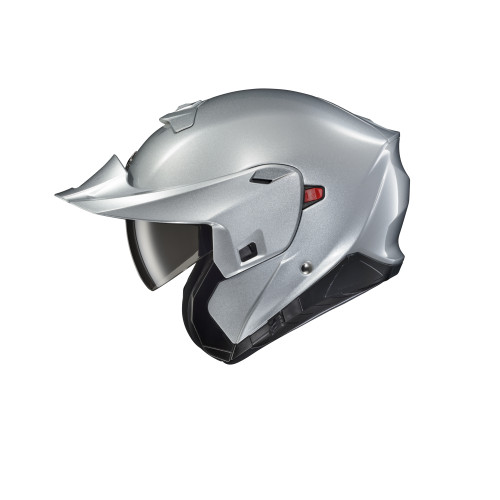 Casco Abatible Scorpion EXO-GT930 Transformer - Plata - Chico