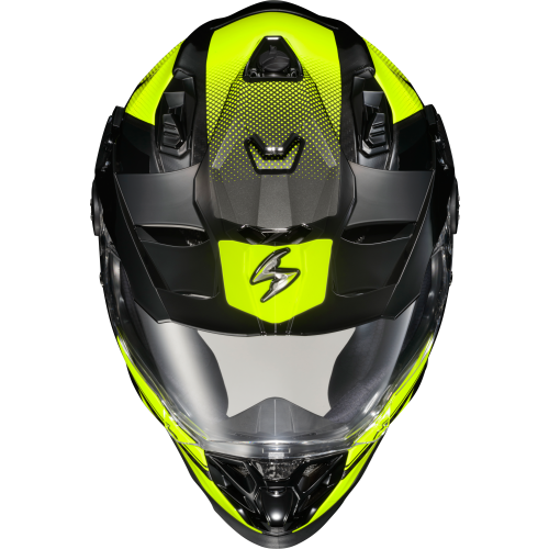 Casco Doble Propósito Scorpion XT9000 Trailhead Fibra de Carbono - Hi-Vis - 2X-Grande