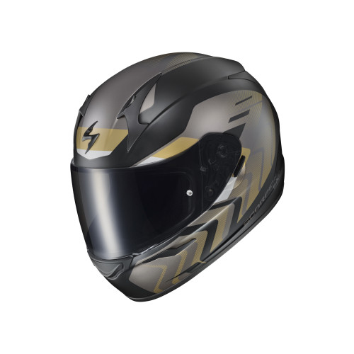 Casco Cerrado Scorpion EXO-R320 Alchemy - Negro Oro - Chico