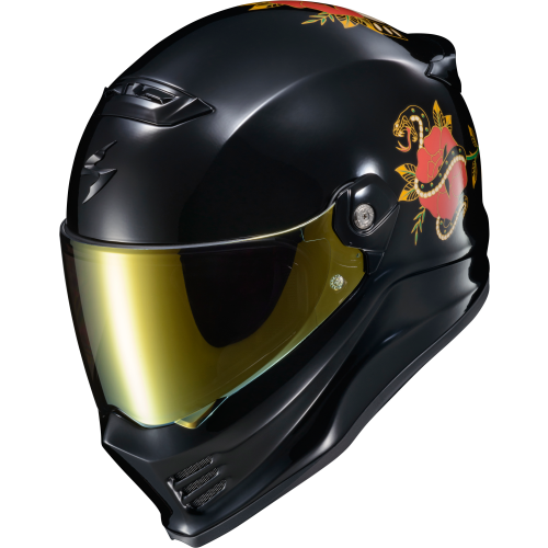 Casco Cerrado Scorpion Covert FX The Litas - Negro - Grande
