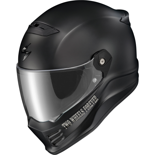 Casco Cerrado Scorpion Covert FX V-Twin Visionary - Negro Mate - X-Grande