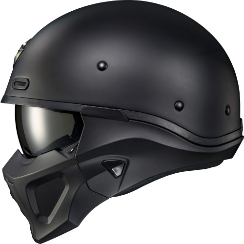 Casco 3/4 Scorpion Covert X - Negro Mate - Mediano