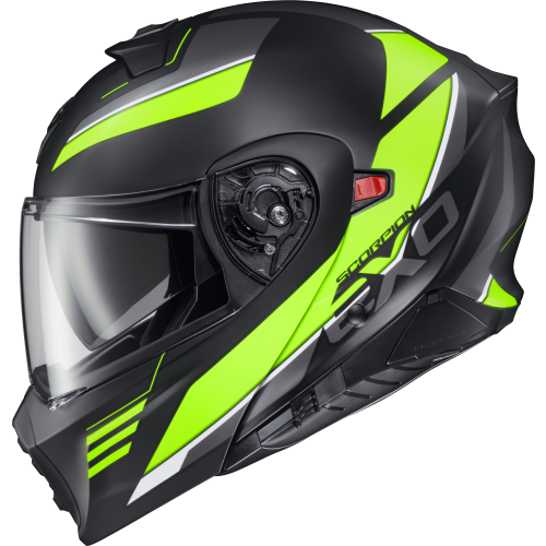 Casco Abatible Scorpion EXO-GT930 Transformer Modulus - Hi-Vis - Mediano