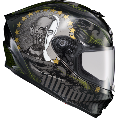 Casco Cerrado Scorpion EXO-R420 Illuminati 2 - Negro - 3X-Grande