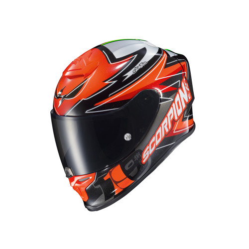 Casco Cerrado Scorpion EXO-R1 Air Bautista - Rojo Negro - X-Grande