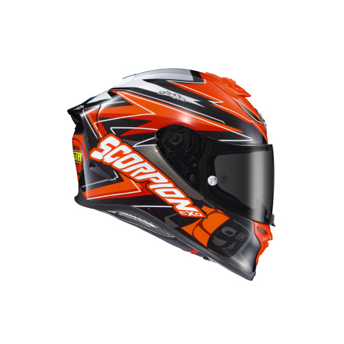 Casco Cerrado Scorpion EXO-R1 Air Bautista - Rojo Negro - Mediano