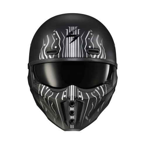 Casco Abatible Scorpion Covert X - Negro Mate - Grande