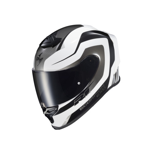 Casco Cerrado Scorpion EXO-R1 Air Hive - Blanco Negro - Chico
