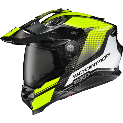 Casco Doble Propósito Scorpion XT9000 Trailhead Fibra de Carbono - Hi-Vis - X-Grande