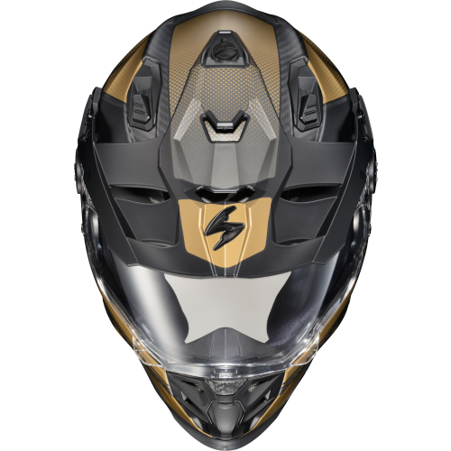 Casco Doble Propósito Scorpion XT9000 Trailhead Fibra de Carbono - Oro Mate - X-Grande