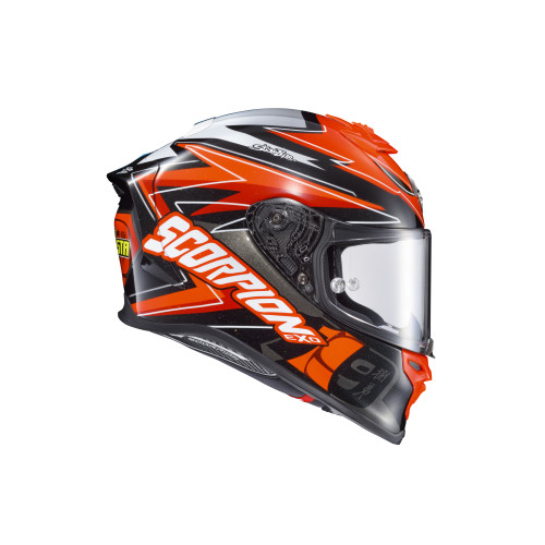 Casco Cerrado Scorpion EXO-R1 Air Bautista - Rojo Negro - Chico