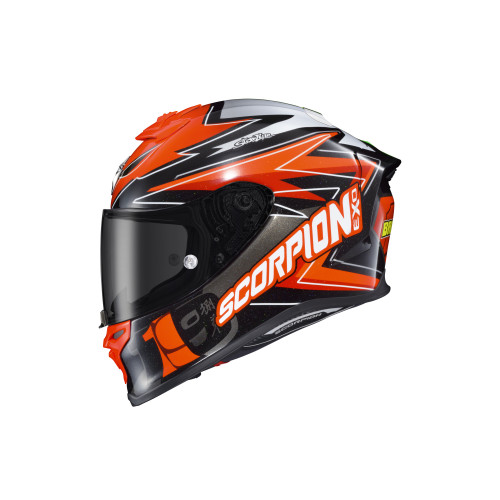 Casco Cerrado Scorpion EXO-R1 Air Bautista - Rojo Negro - Mediano