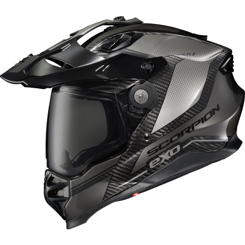 Casco Doble Propósito Scorpion XT9000 Trailhead Fibra de Carbono - Carbón - Chico