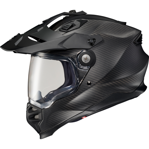 Casco Doble Propósito Scorpion XT9000 Fibra de Carbono - Negro Mate - X-Chico