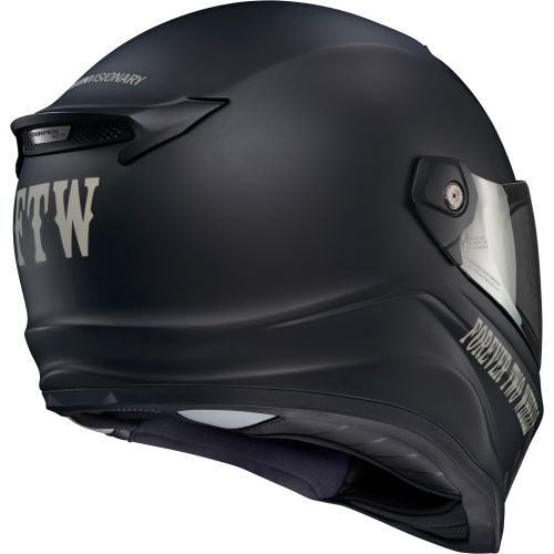 Casco Cerrado Scorpion Covert FX V-Twin Visionary - Negro Mate - Chico