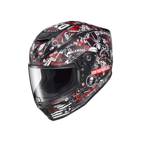 Casco Cerrado Scorpion EXO-R420 Shake II - Rojo - Grande
