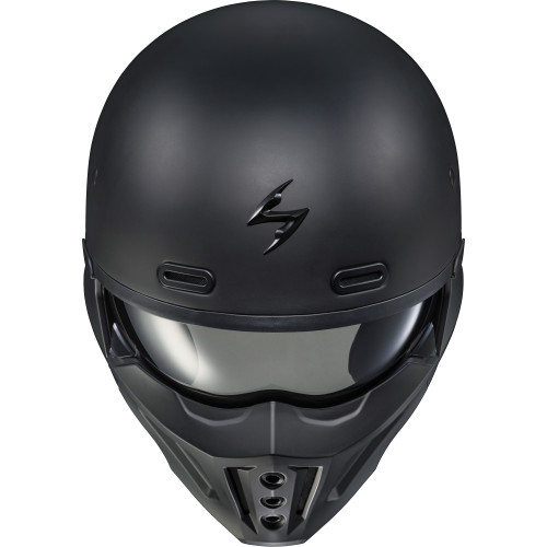 Casco 3/4 Scorpion Covert X - Negro Mate - Chico