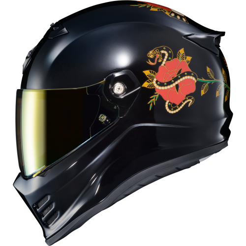 Casco Cerrado Scorpion Covert FX The Litas - Negro - Mediano