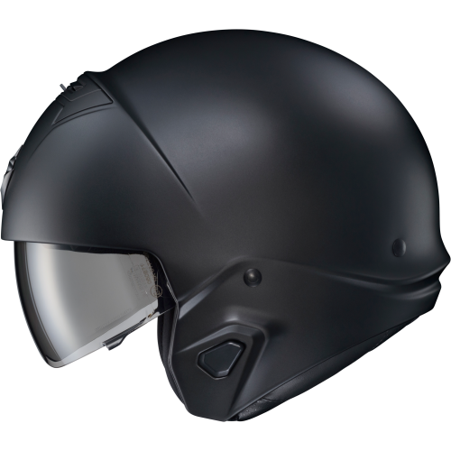 Casco 3/4 Scorpion Covert 2 Open-Face - Negro Mate - Mediano