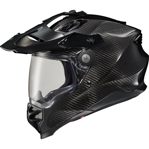 Casco Doble Propósito Scorpion XT9000 Fibra de Carbono - Negro - Chico
