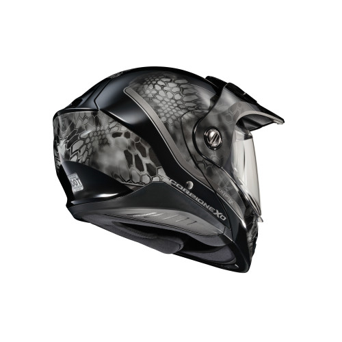 Casco Doble Propósito Scorpion EXO-AT960 Kryptek - Negro - Chico