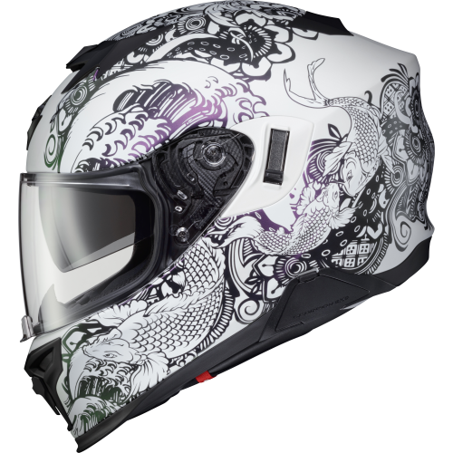 Casco Cerrado Scorpion EXO-T520 - Blanco Tornasol - Mediano