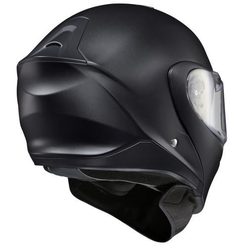 Casco Abatible Scorpion EXO-GT930 para frío mica de Doble Panel - Negro Mate - 2X-Grande
