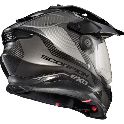 Casco Doble Propósito Scorpion XT9000 Trailhead Fibra de Carbono - Carbón - Mediano