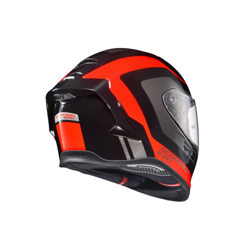 Casco Cerrado Scorpion EXO-R1 Air Hive - Rojo Negro - Grande