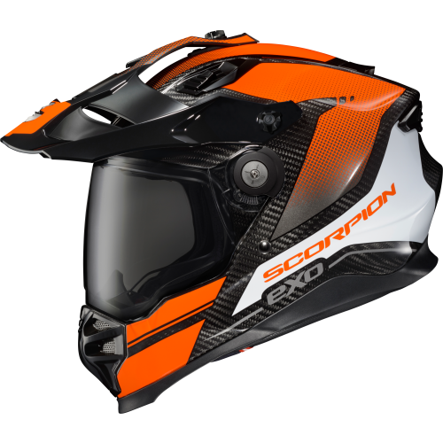 Casco Doble Propósito Scorpion XT9000 Trailhead Fibra de Carbono - Naranja - X-Grande