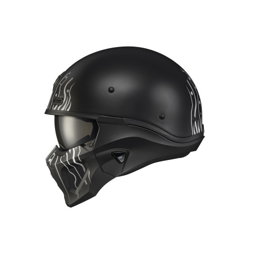 Casco Abatible Scorpion Covert X - Negro Mate - X-Grande