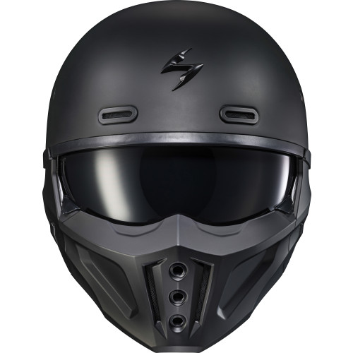 Casco 3/4 Scorpion Covert X - Negro Mate - 2X-Grande