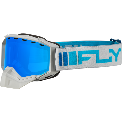 ZONE SNOW GOGGLE SILVER/BLUE W/ SKY BLUE MIRROR/BLUE LENS