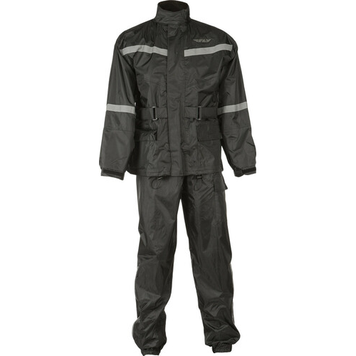 2-PIECE RAIN SUIT BLACK 2X