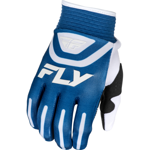Guantes Fly Racing para Jovencito F-16 Azul oscuro/Blanco X-Chico