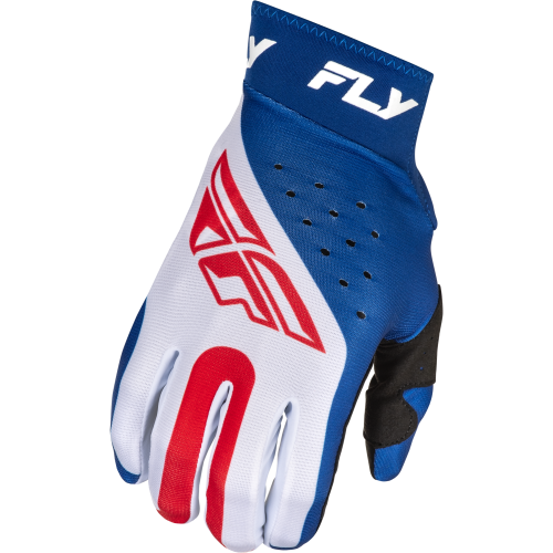 Guantes Fly Racing para Jovencito Pro Lite Rojo/Blanco/Azul Grande