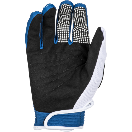 Guantes Fly Racing para Jovencito F-16 Azul oscuro/Blanco X-Chico